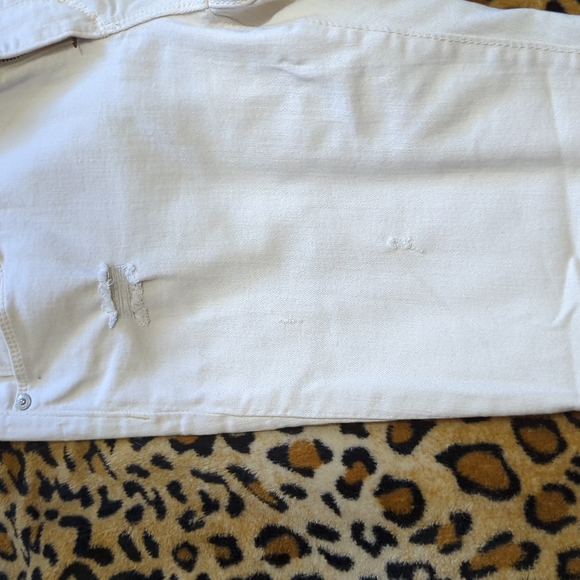 Loft Relaxed Skinny Distressed Jeans - Picture 4 of 7